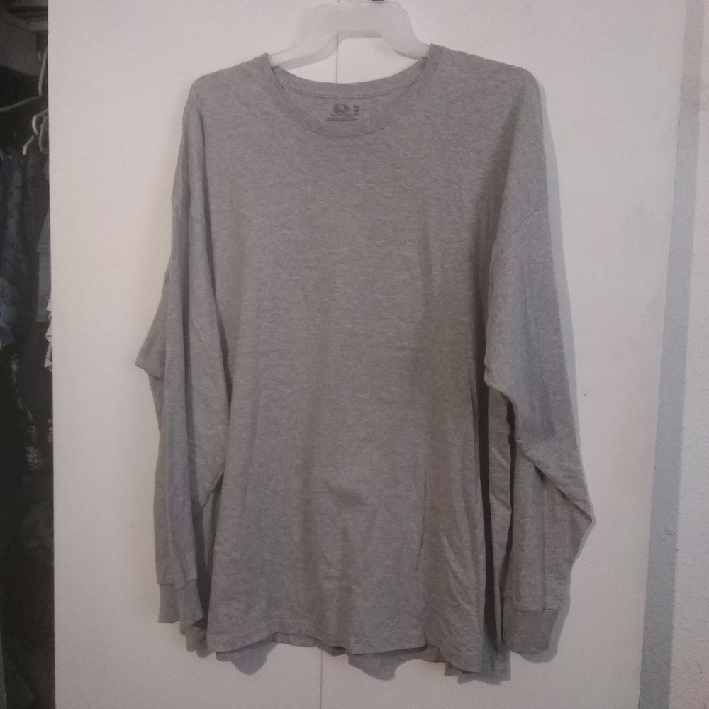 Fruit of the loom 4X long sleeve T shirt
